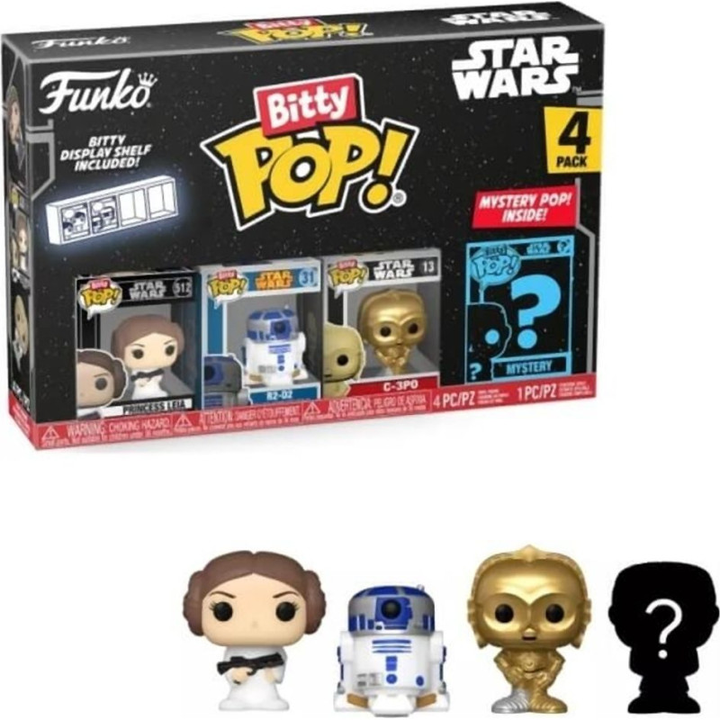 Funko Bitty Pop! 4-Pack: Star Wars - Leia Vinyl Figures