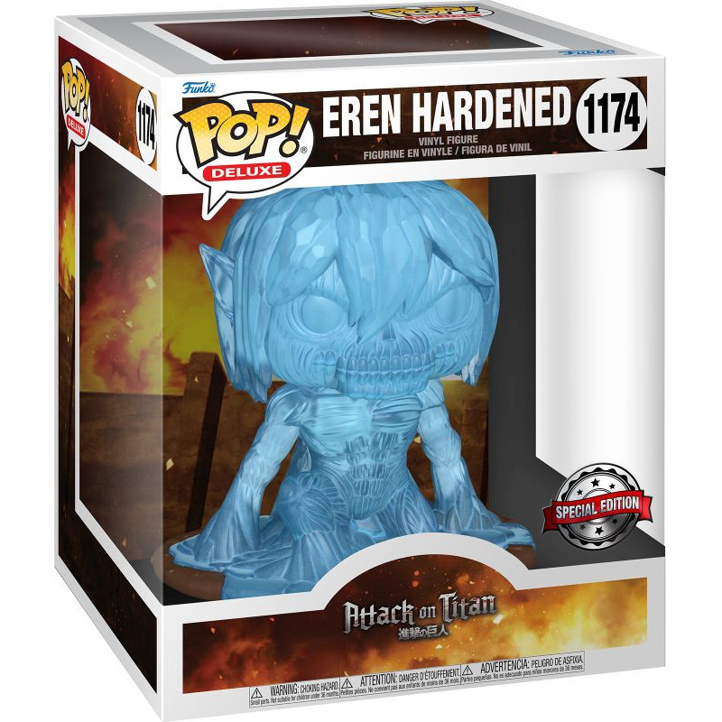 Funko Pop! Deluxe: Attack on Titan S3 - Eren Hardened (Special Edition) #1174 Vinyl Figure