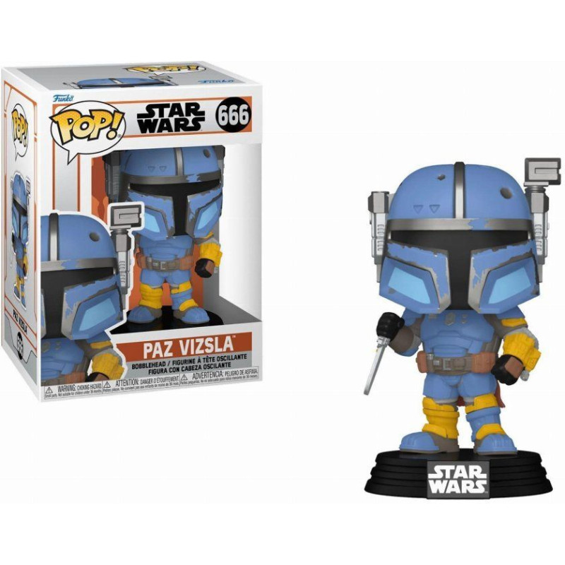 Funko Pop! Disney Star Wars: The Mandalorian - Paz Vizsla #666 Bobble-Head Vinyl Figure