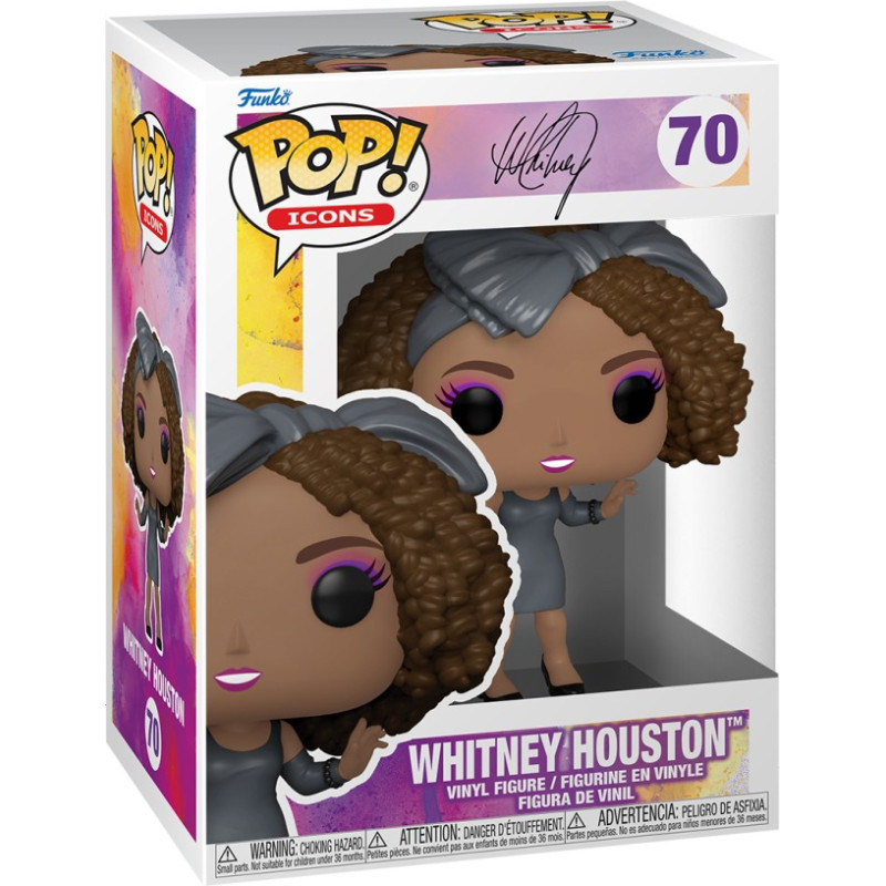 Funko Pop! Icons: Whitney Houston - Whitney Houston #70 Vinyl Figure