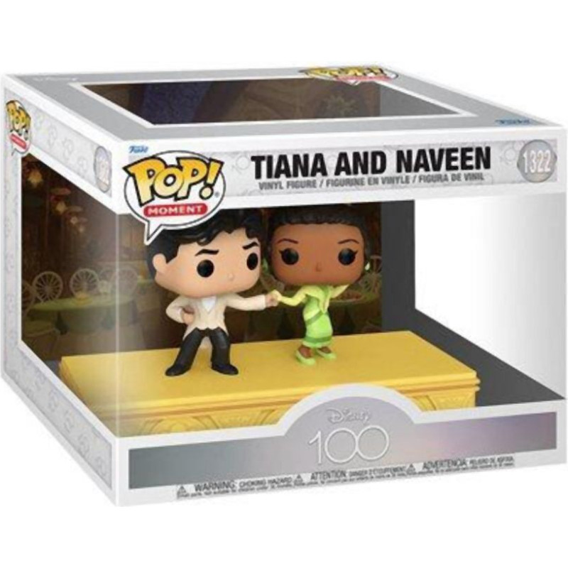 Funko Pop! Moments: Disneys 100Th - Tiana And Naveen #1322 Vinyl Figures