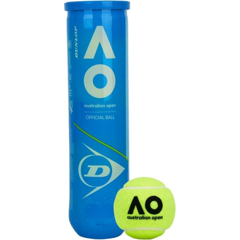 Dunlop Australian Open Tennis Ball 4 pcs AUO1 (tenis ziemny)