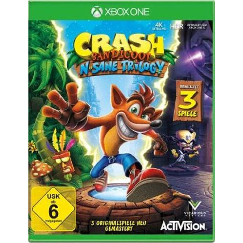 XBOX1 Crash Bandicoot N-Sane Trilogy Xbox One video spēle