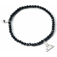 Carat Shop Harry Potter - Semi Precious Stone Bracelet with Sterling Silver Deathly Hallows Charm (HPCR0529)