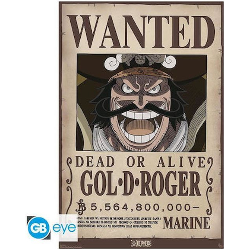 Abysse One Piece - Wanted Gol .D. Roger Maxi Poster (91.5x61cm) (GBYDCO595)