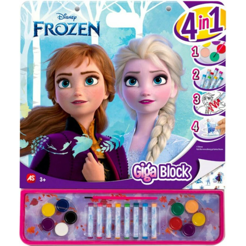 As Company AS Disney Frozen - Giga Block Painting Set 4in1 (1023-62734)