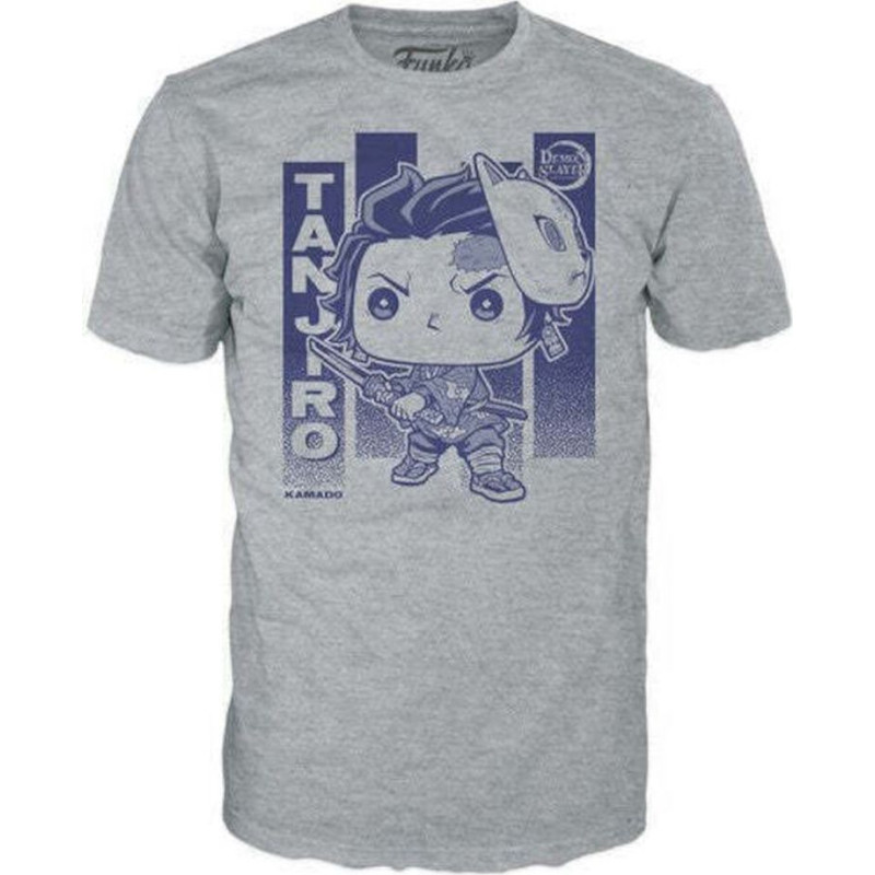 Funko Boxed Tee: Demon Sleyer - Tanjiro with Wisteria (M)