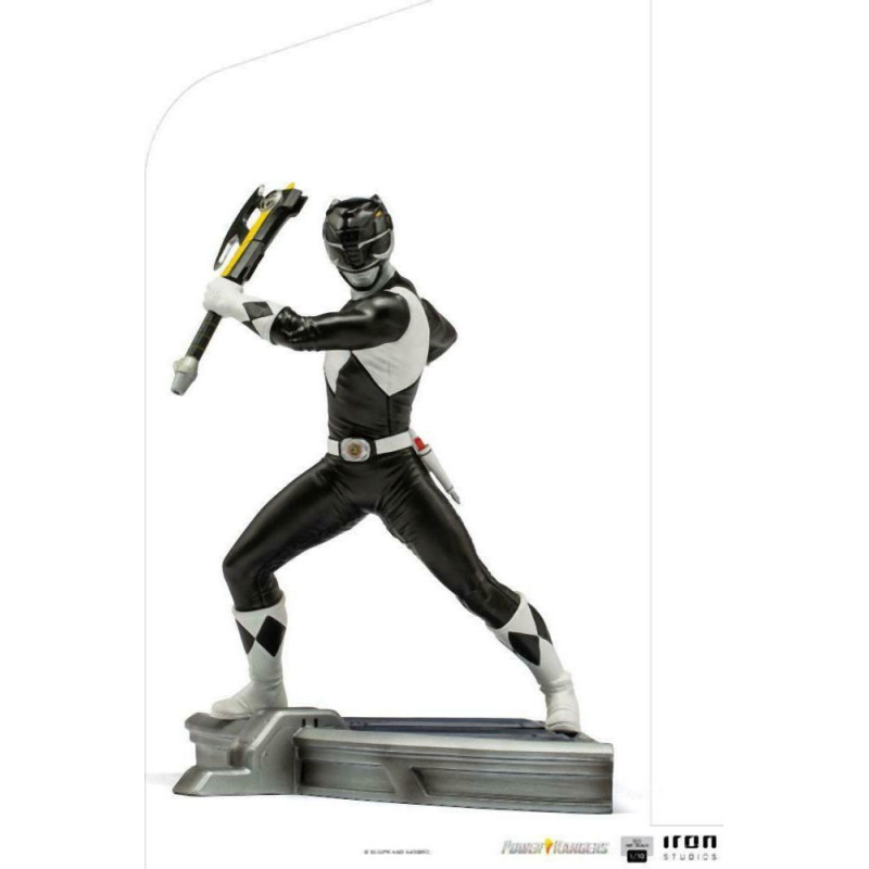 Iron Studios BDS: Power Rangers - Black Ranger Art Scale Statue (1/10) (POWRAN46221-10)