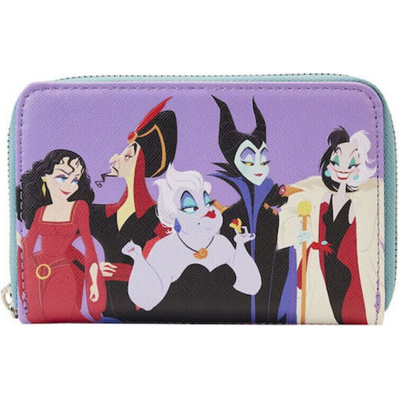 Loungefly Disney - Villains Color Block Zip Around Wallet (WDWA2475)