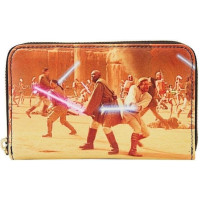 Loungefly Disney Star Wars - Episode Two Attack of the Clones Scene Zip Around Wallet (STWA0238)
