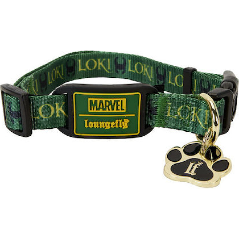 Loungefly Pets Disney: Marvel - Loki Dog Collar (M) (MVPDC0002M)