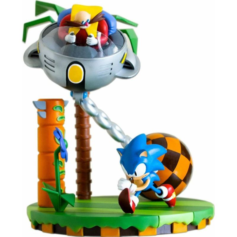 Numskull Sonic 30th Anniversary - Sonic vs Dr. Eggman Diorama Statue (24cm) (NS2910)