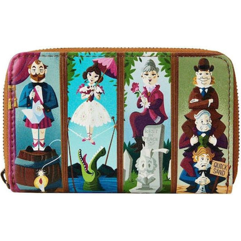 Loungefly Disney: Haunted Mansion - Portraits Zip Around Wallet (WDWA2666)