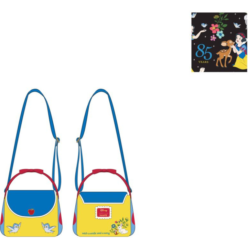 Loungefly LF Disney Snow White Cosplay Bow Handbag (WDTB2468)