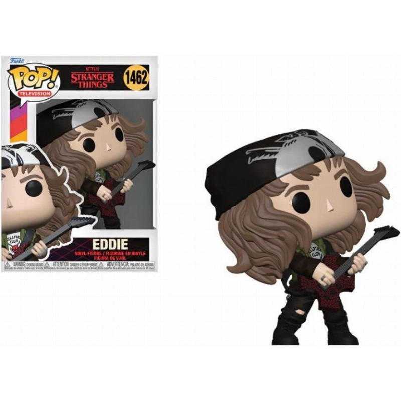 Funko Pop! Television: Stranger Things - Eddie (Hunter) (with Guitar​​) #1462 Vinyl Figure