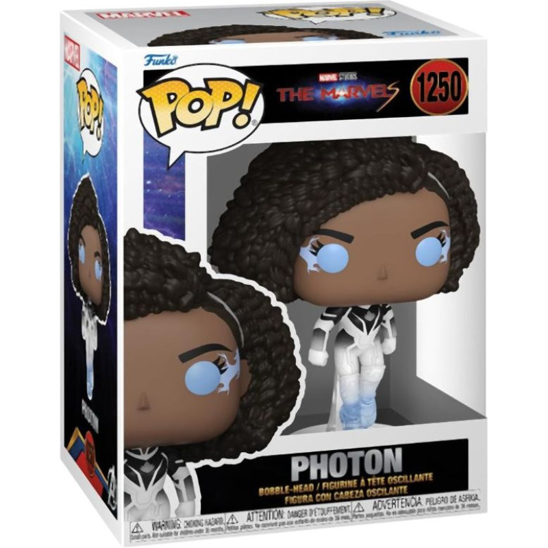 Funko Pop! The Marvels - Photon #1250 Bobble-Head Vinyl Figure