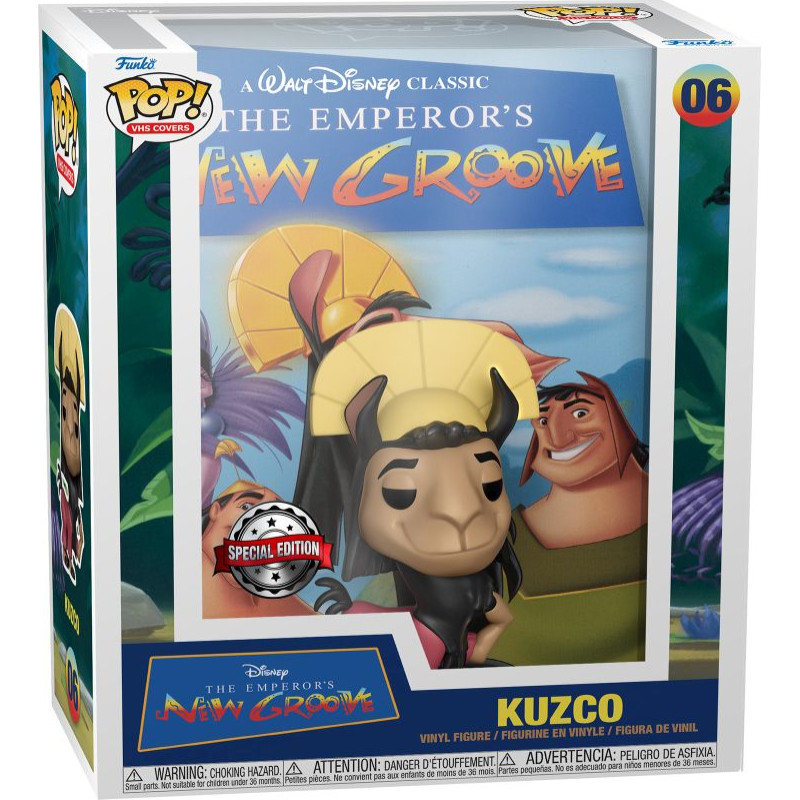 Funko Pop! VHS Covers: Disney - The Emperors New Groove - Kuzco (Amazon Exclusive) #06 Vinyl Figure