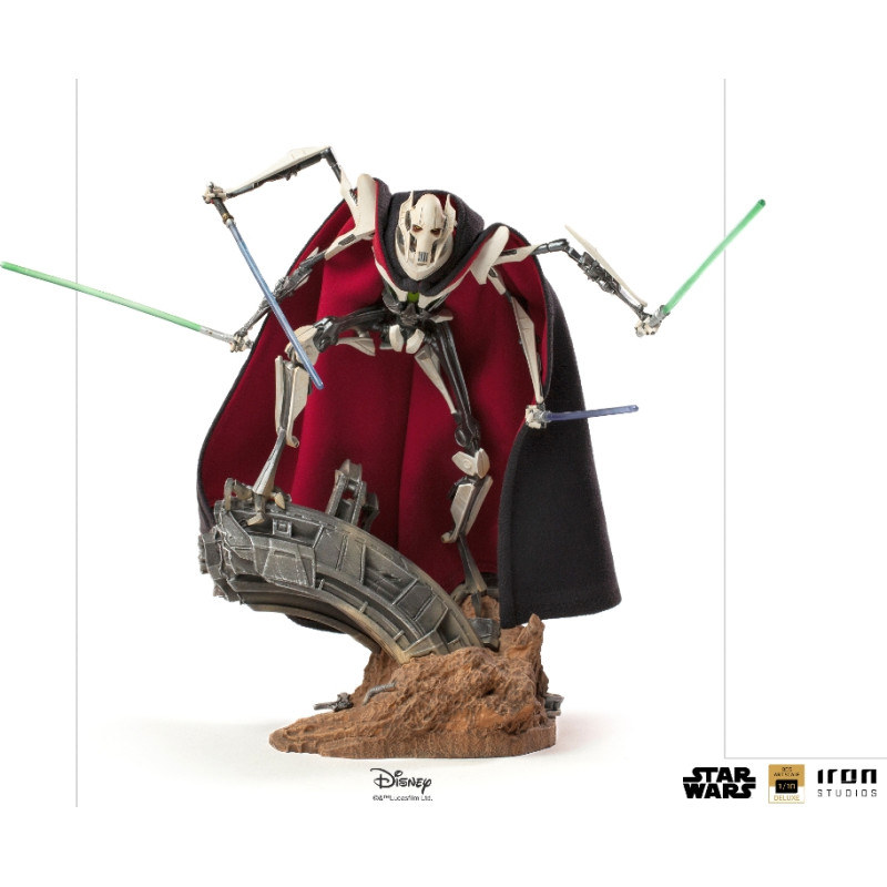 Iron Studios BDS Deluxe: Disney Star Wars - General Grievous Art Scale Polystone Statue (1/10) (LUCSWR43221-10)