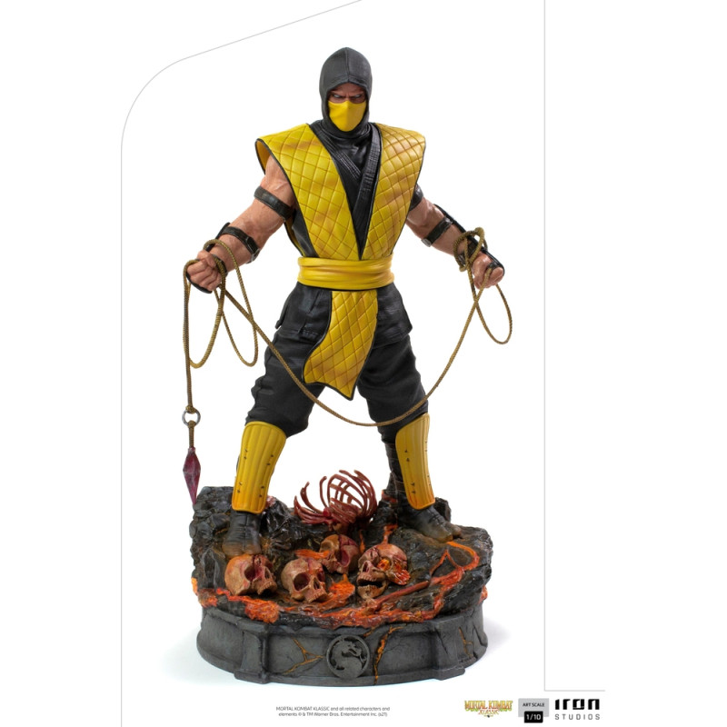 Iron Studios Mortal Kombat Klassic - Scorpion Art Scale 1/10 Statue (MORTAL42721-10)