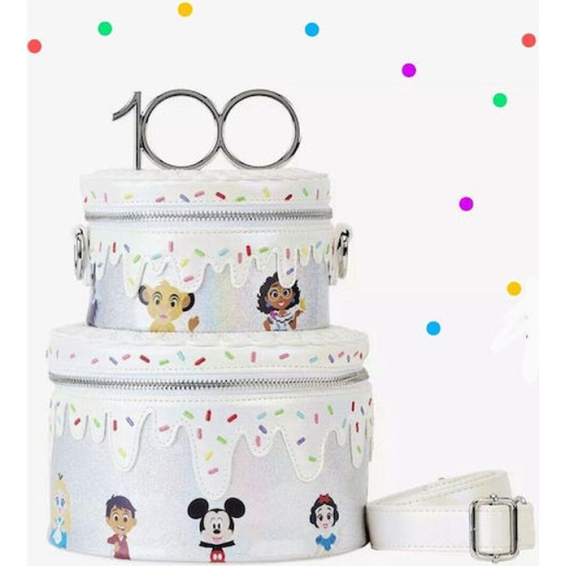 Loungefly Disney 100Th - Celebration Cake Crossbody (WDTB2864)