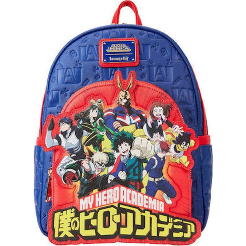 Loungefly My Hero Academia - Group Debossed Logo Mini Backpack (MHABK0023)