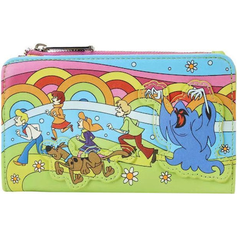 Loungefly Scooby Doo - Psychedelic Monster Chase Gitd Flap Wallet (SBDWA0005)