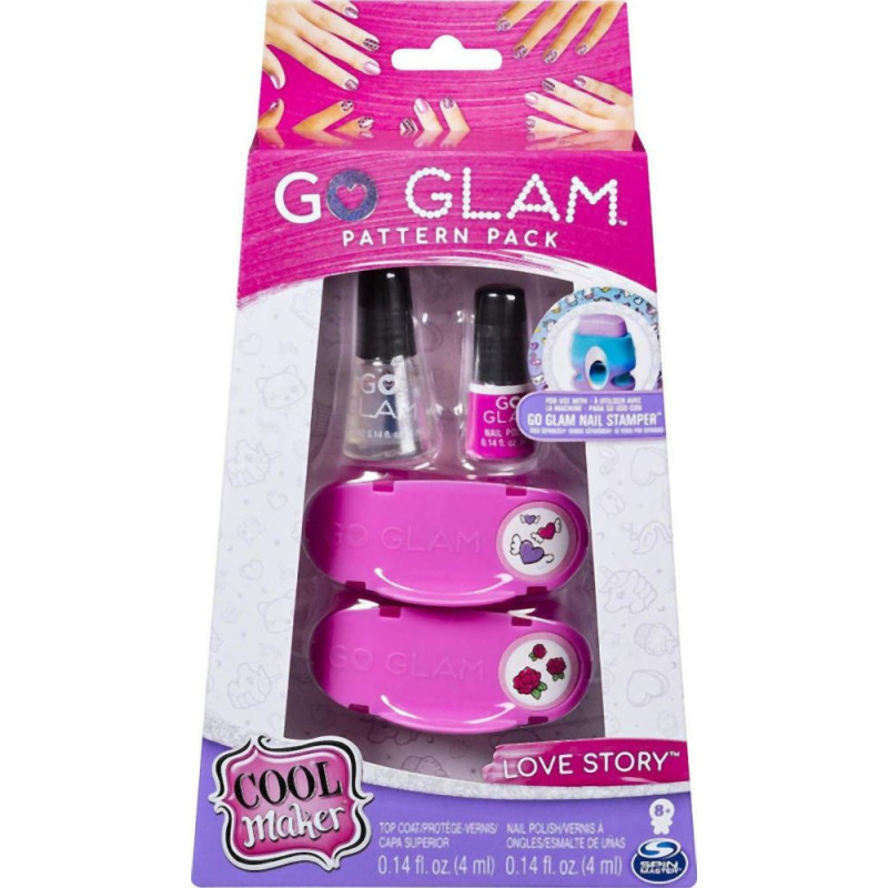 Spin Master Cool Maker: Go Glam Pattern Pack Nail Stamper - Love Story (20117220)