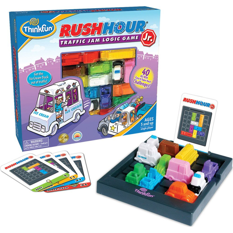 Think Fun ThinkFun Junior Logic Game: Rush Hour Jr.  (005041)