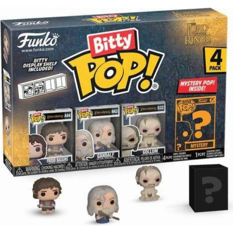 Funko Bitty Pop! 4-Pack: The Lord of the Rings - Frodo Baggins Vinyl Figures