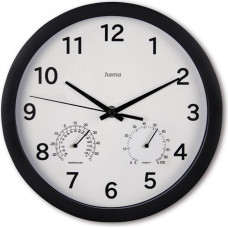 Hama Zegar ścienny malta 25cm czarny