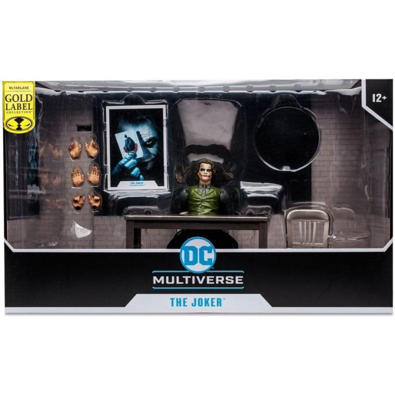 Mcfarlane Toys McFarlane DC Multiverse: Gold Label Collection - The Dark Knight - The Joker Interrogation Room Playset (18cm)