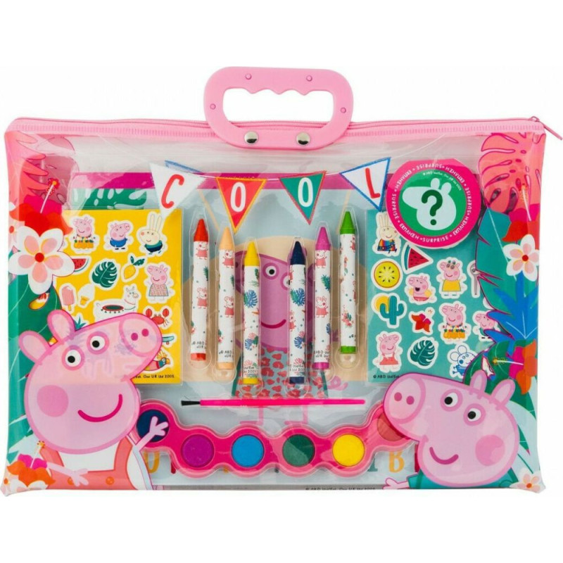 As Company AS Drawing Set Peppa Pig Transparent Bag (1023-68002)