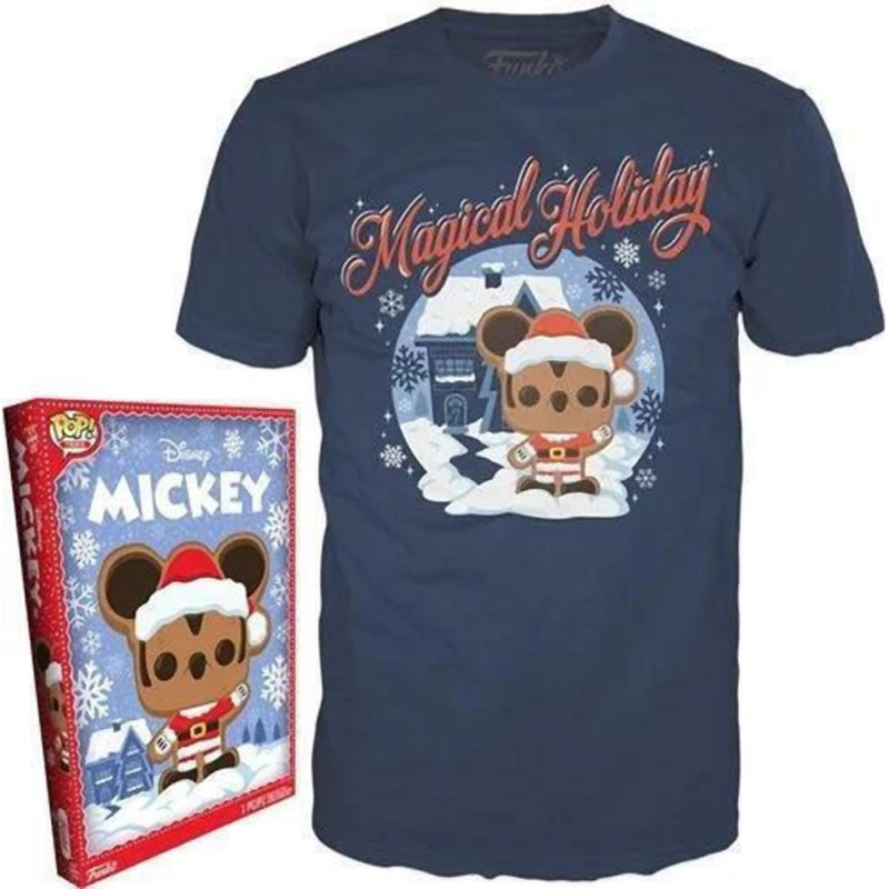 Funko Boxed Tees: Disney Holiday - Santa Mickey (M)