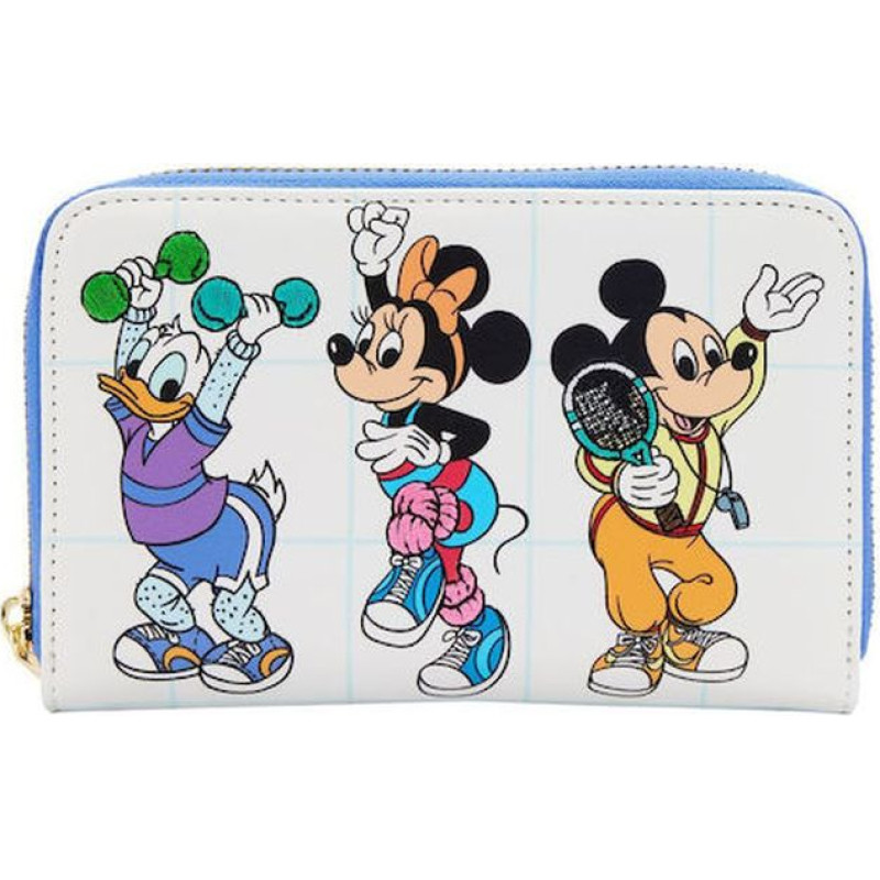 Loungefly Disney Mickey Mouse - Mousercise Zip Around Wallet (WDWA2094)