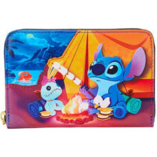 Loungefly Disney: Lilo  Stitch - Camping Cuties Zip Around Wallet (WDWA3065)