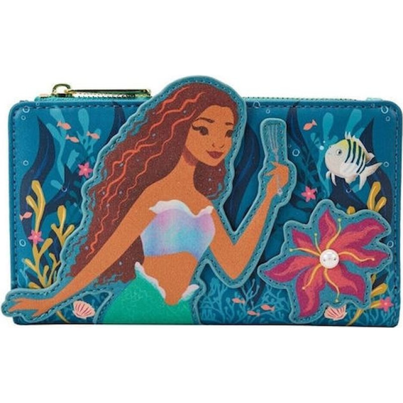 Loungefly Disney: Little Mermaid - Ariel Live Action Flap Wallet (WDWA2571)