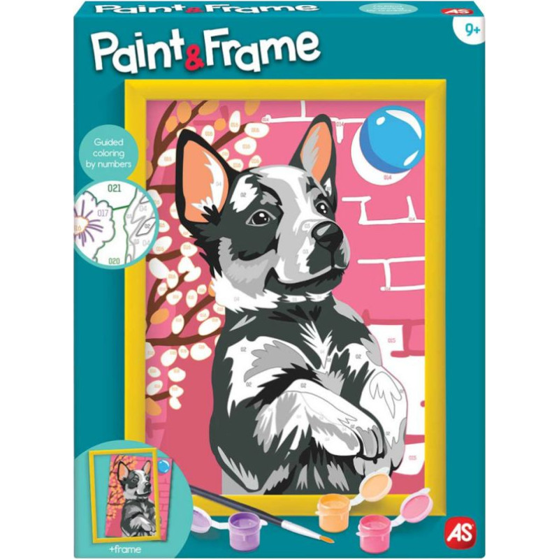 As Company AS Paint  Frame: Playful Husky (1038-41013)