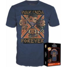 Funko Boxed Pop! Tees: Marvel Black Panther Wakanda Forever T-Shirt (XL)