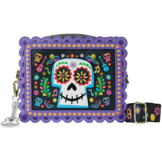 Loungefly Disney Pixar: Coco - Miguel Floral Skull Crossbody (WDTB2884)