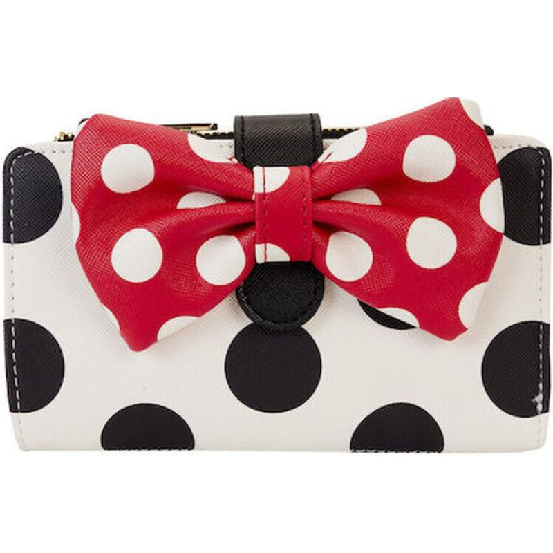 Loungefly Disney: Minnie - Rocks The Dots Classic Flap Wallet (WDWA2933)