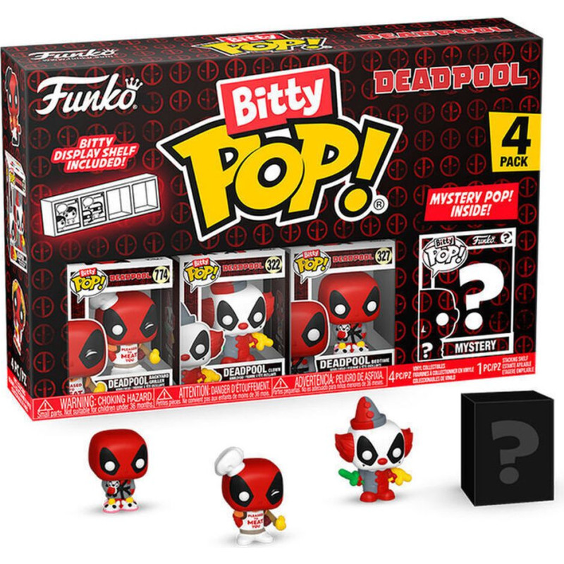 Funko Bitty Pop! 4-Pack: Deadpool - BBQ Master Vinyl Figures