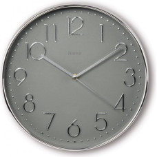Hama Zegar ścienny 30cm corsica srebrno-szary