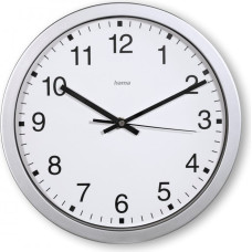 Hama Zegar ścienny 30cm mallorca srebrny