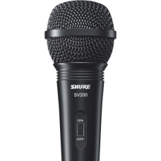 Shure sv200 - mikrofon dynamiczny, uniwersalny, kardioidalny, włącznik, kabel