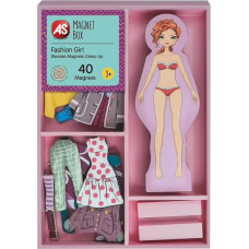 As Company AS Magnet Box: Fashion Girl - Wooden Magnetic Dress-Up (1029-64053)