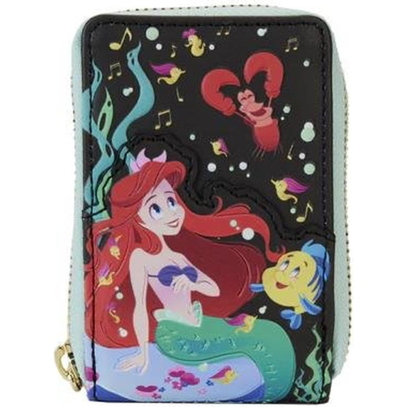 Loungefly Disney: The Little Mermaid 35Th Anniversary - Life Is The Bubbles Accordion Wallet (WDWA3023)