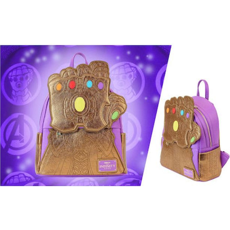 Loungefly Marvel Thanos - Shine Gauntlet Mini Backpack (MVBK0299)