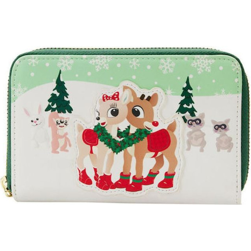 Loungefly The Nightmare Before Christmas: Rudolph The Red Nosed Reindeer - Rudolph Merry Couple Zip Around Wallet (RRSWA0001)