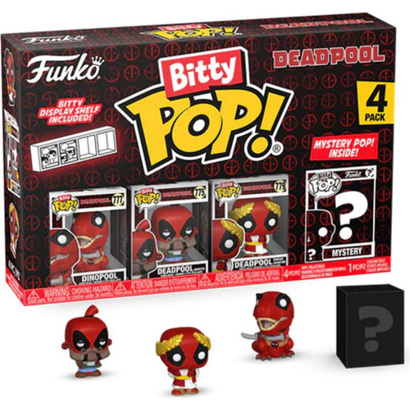 Funko Bitty Pop! 4-Pack: Deadpool - Dinopool Vinyl Figures