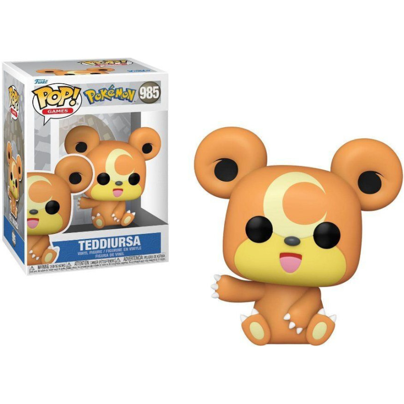 Funko Pop! Games: Pokemon - Teddiursa #985 Vinyl Figure